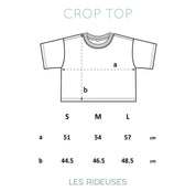 Crop top Rideuse vert - Les Rideuses