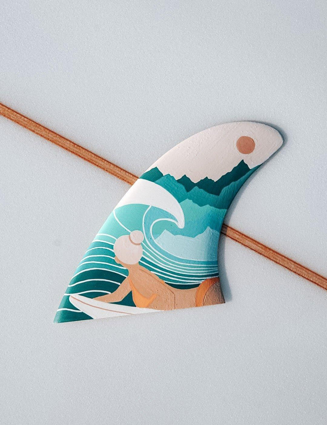 Custom Fin Empty barrel - Les Rideuses