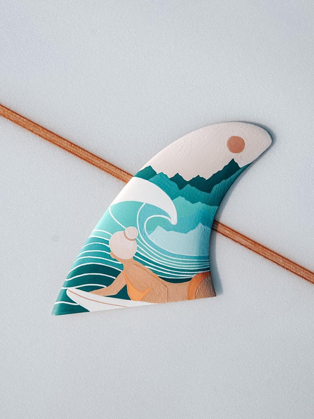 Custom Fin Empty barrel - Les Rideuses