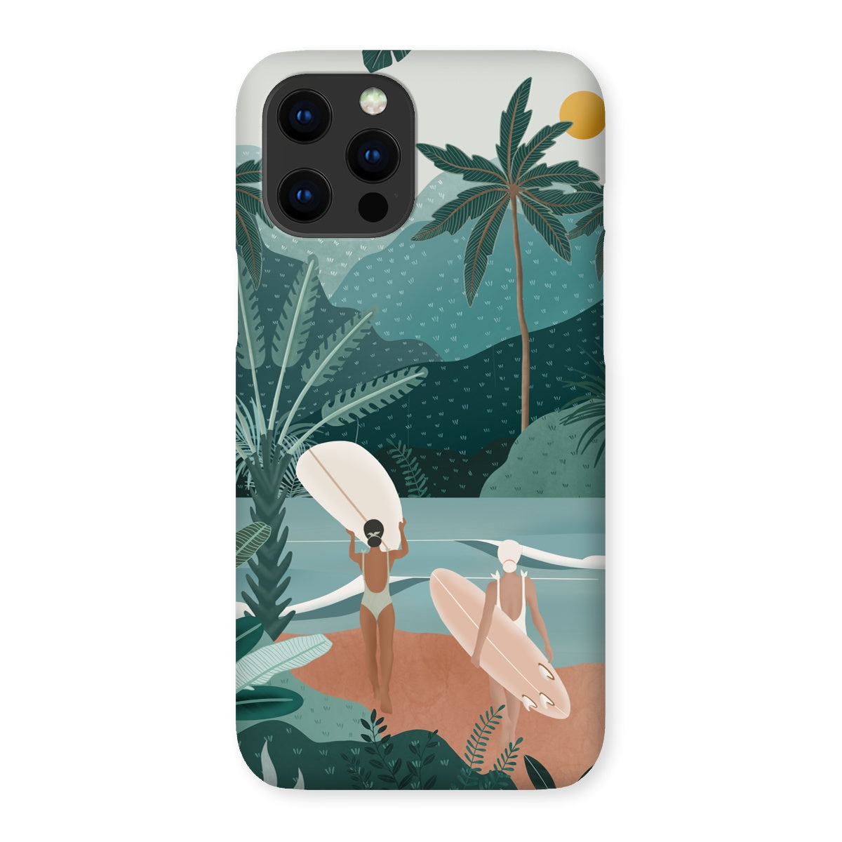 Jungle vibes sea slim phone case