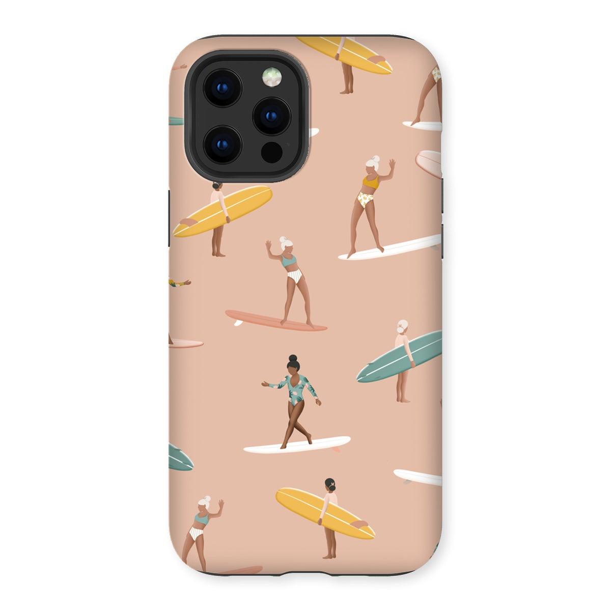 Surf pattern  Tough Phone Case