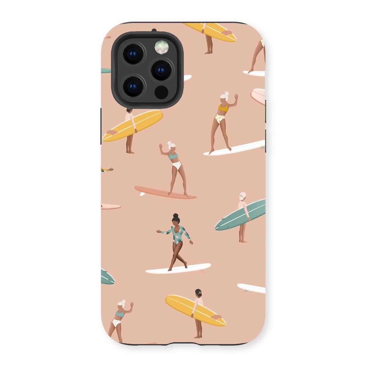 Surf pattern  Tough Phone Case