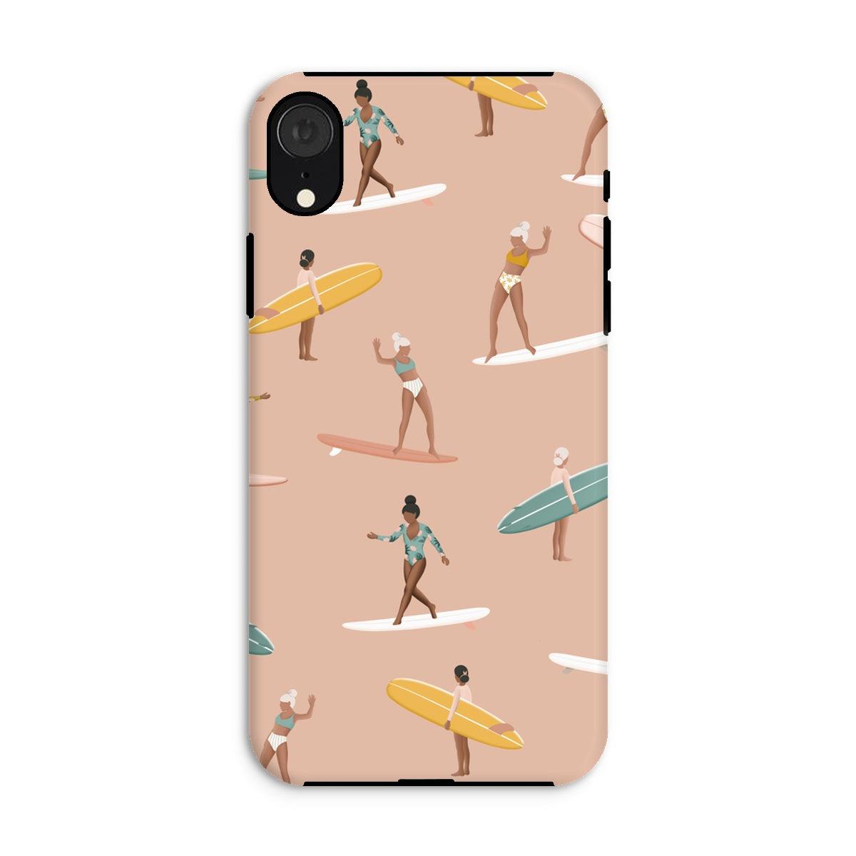 Surf pattern  Tough Phone Case