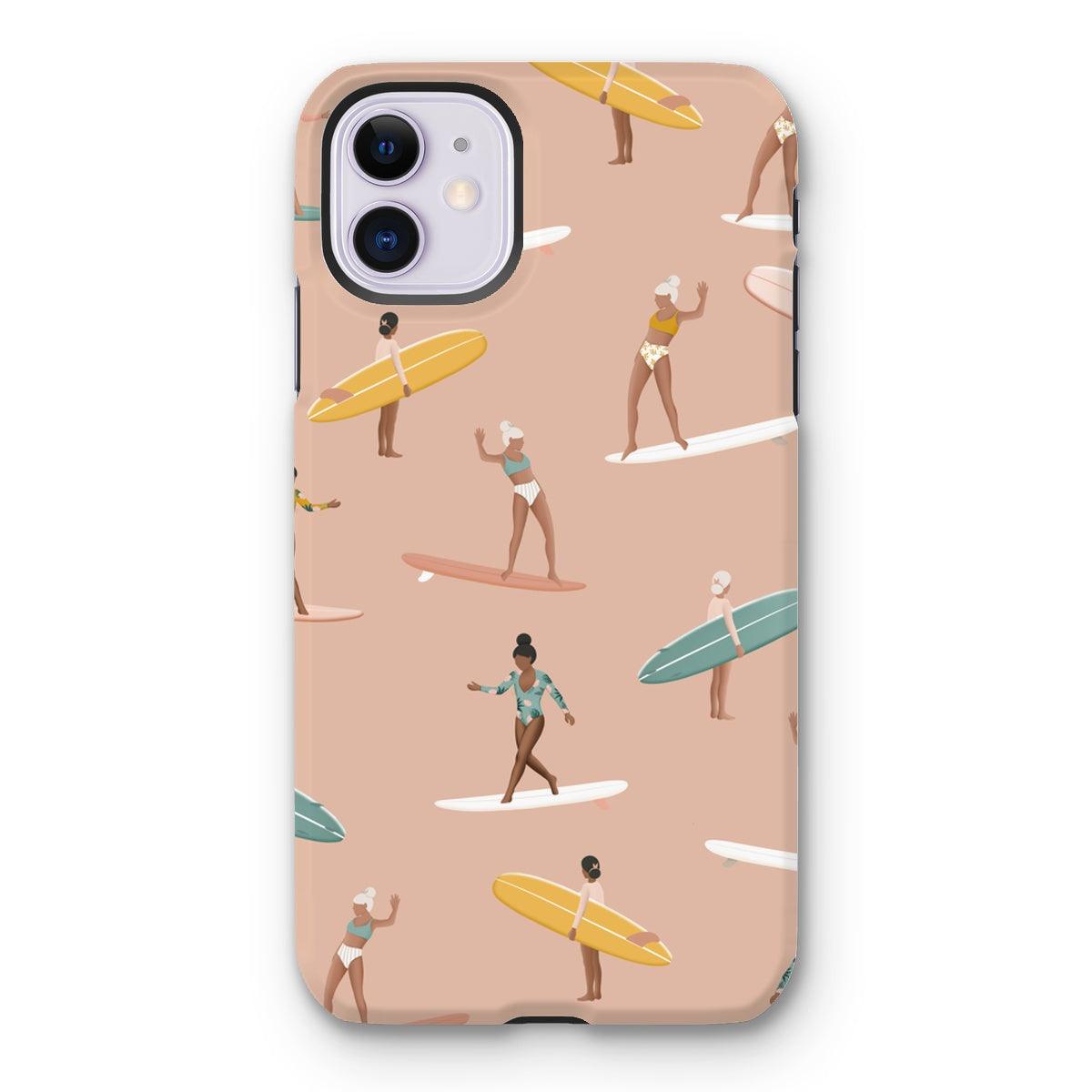 Surf pattern  Tough Phone Case