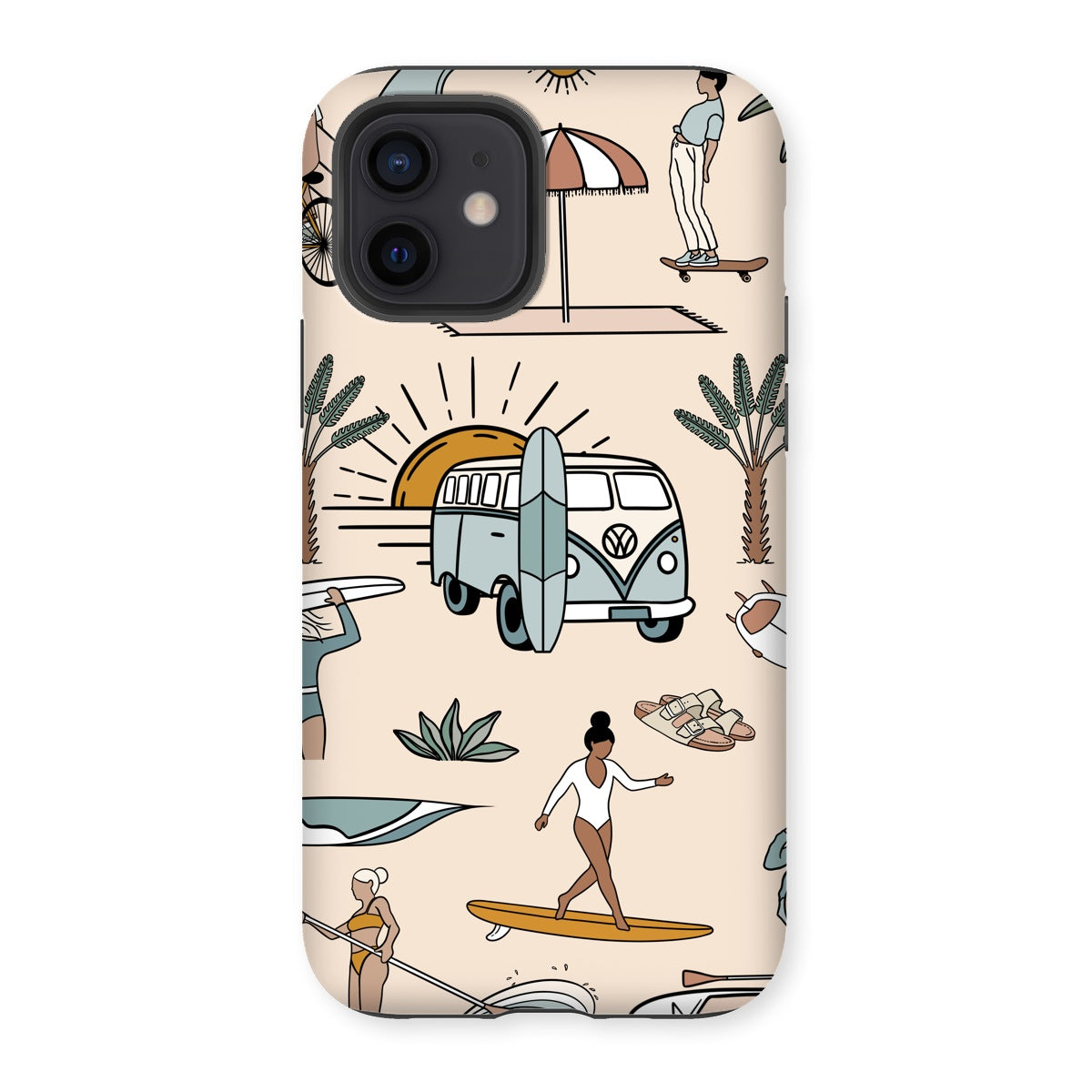 Coque de téléphone renforcée Tiny beach