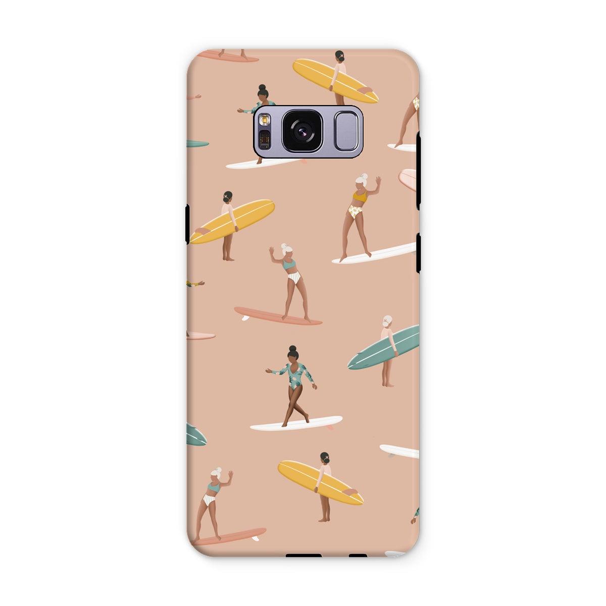 Surf pattern  Tough Phone Case