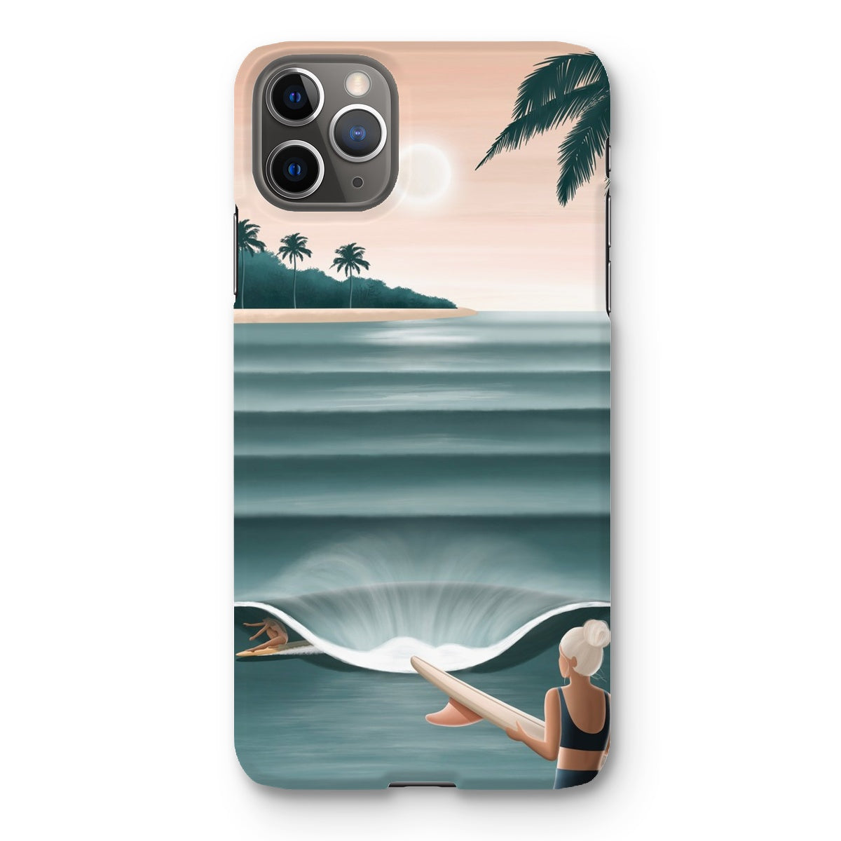 Dreamy lines slim phone case