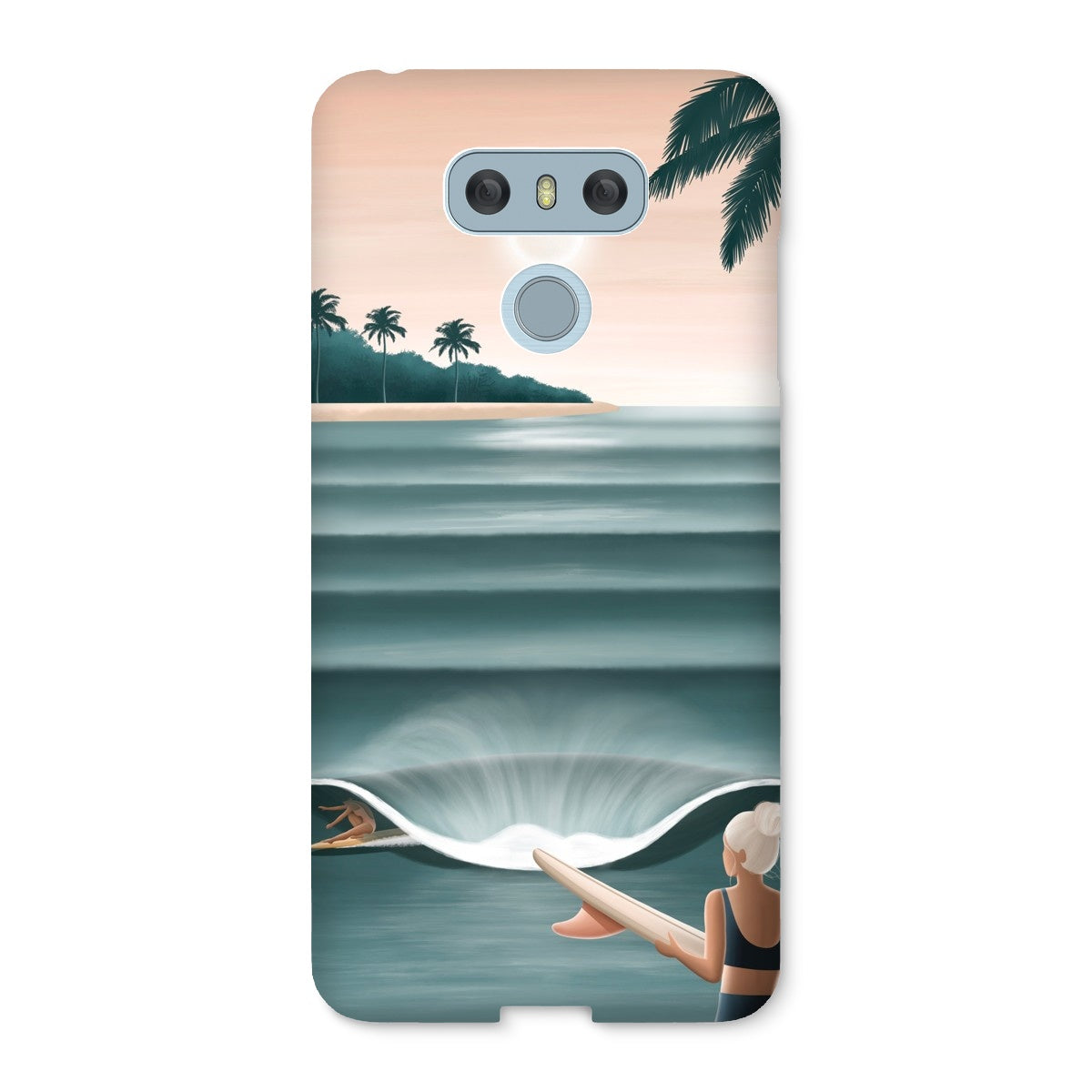 Dreamy lines slim phone case