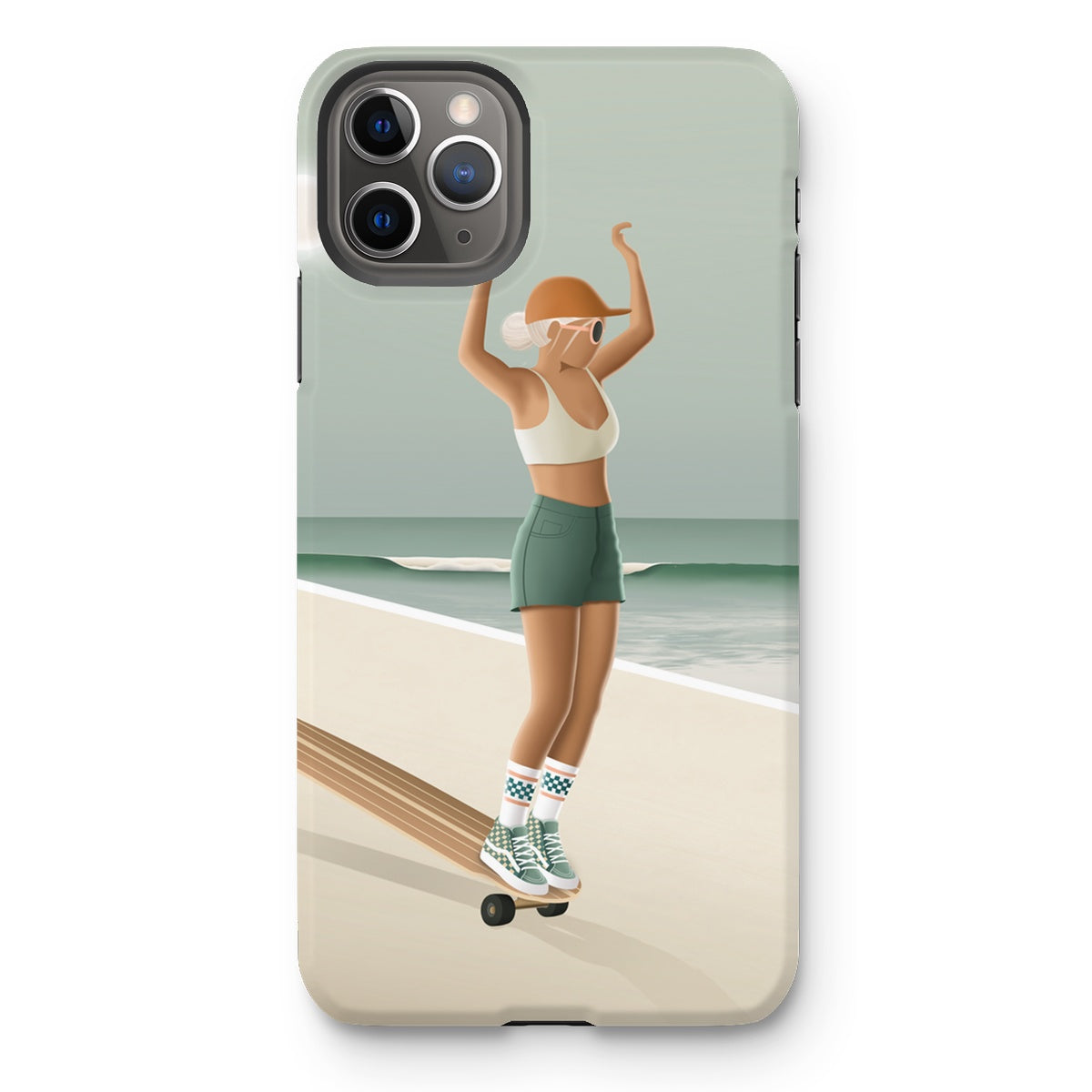 Hang ten reinforced phone case