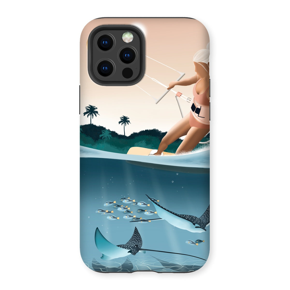 Coque de téléphone renforcée Kitesurf