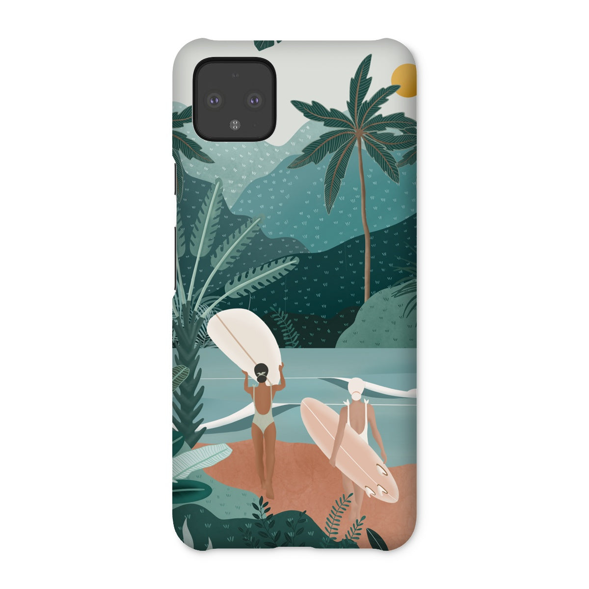 Jungle vibes sea slim phone case