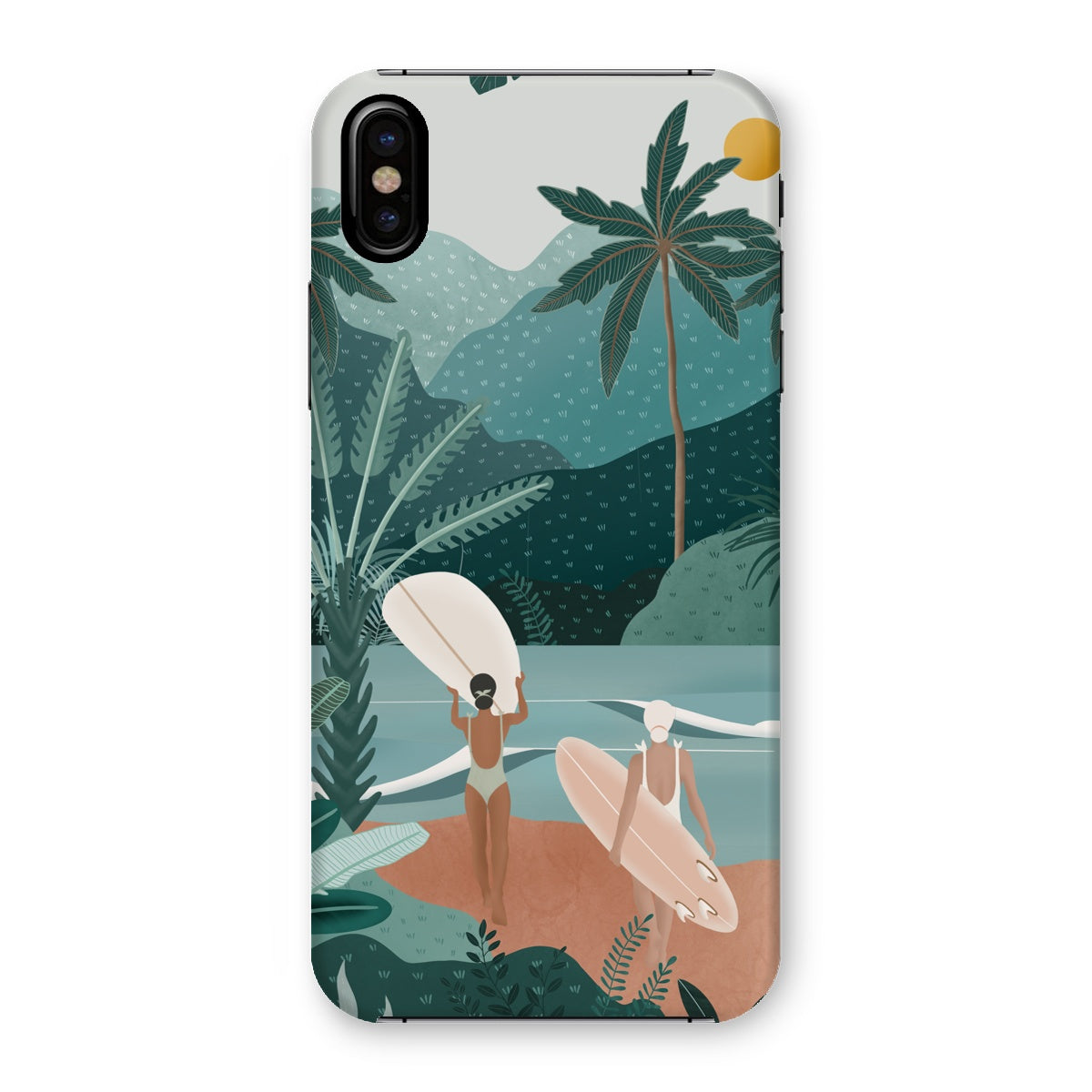 Jungle vibes sea slim phone case