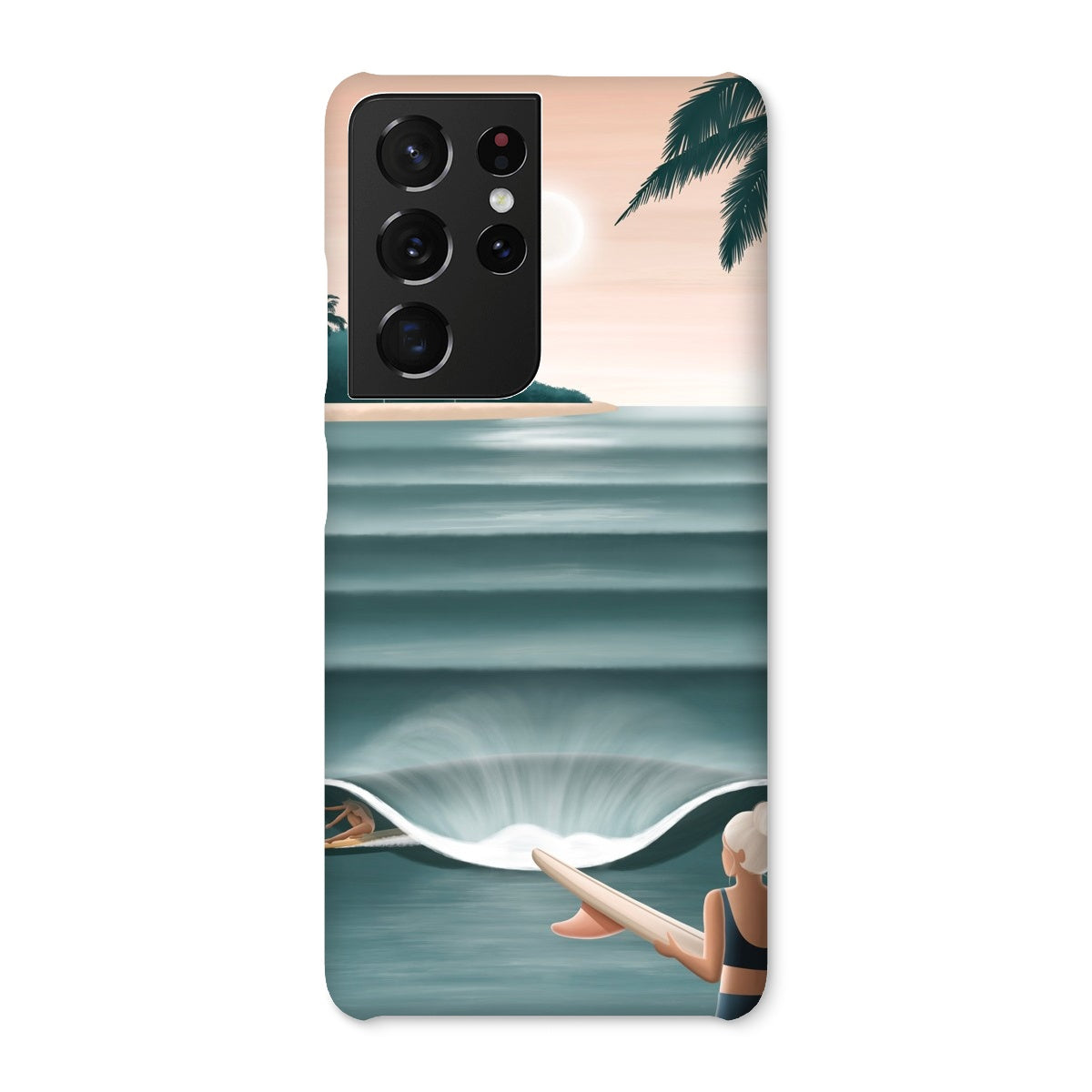 Dreamy lines slim phone case