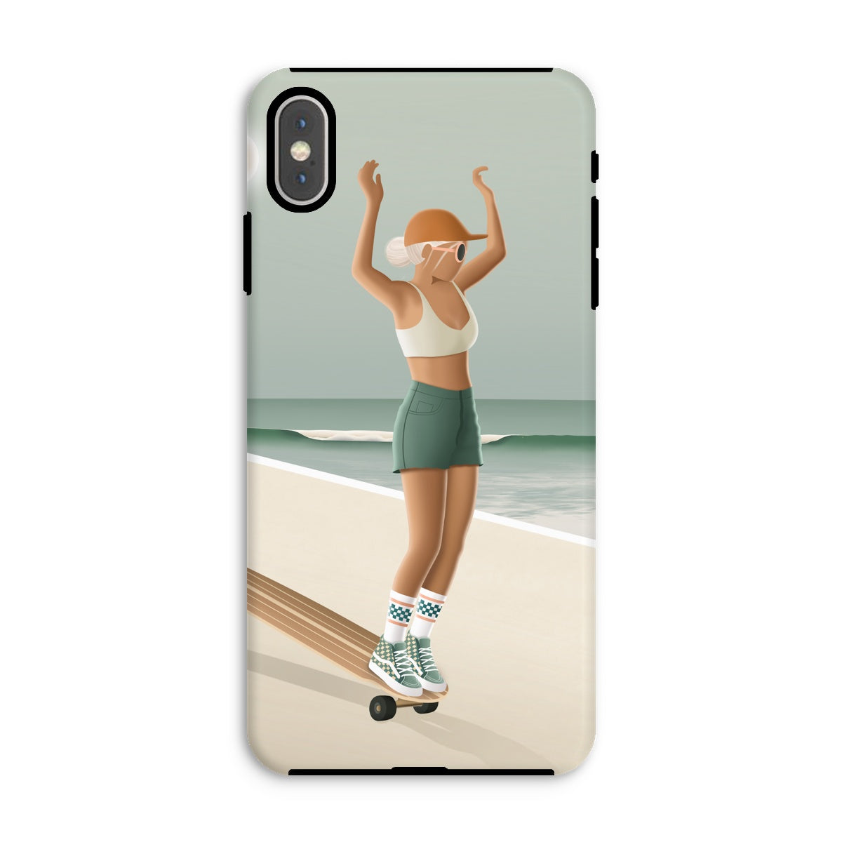 Hang ten reinforced phone case