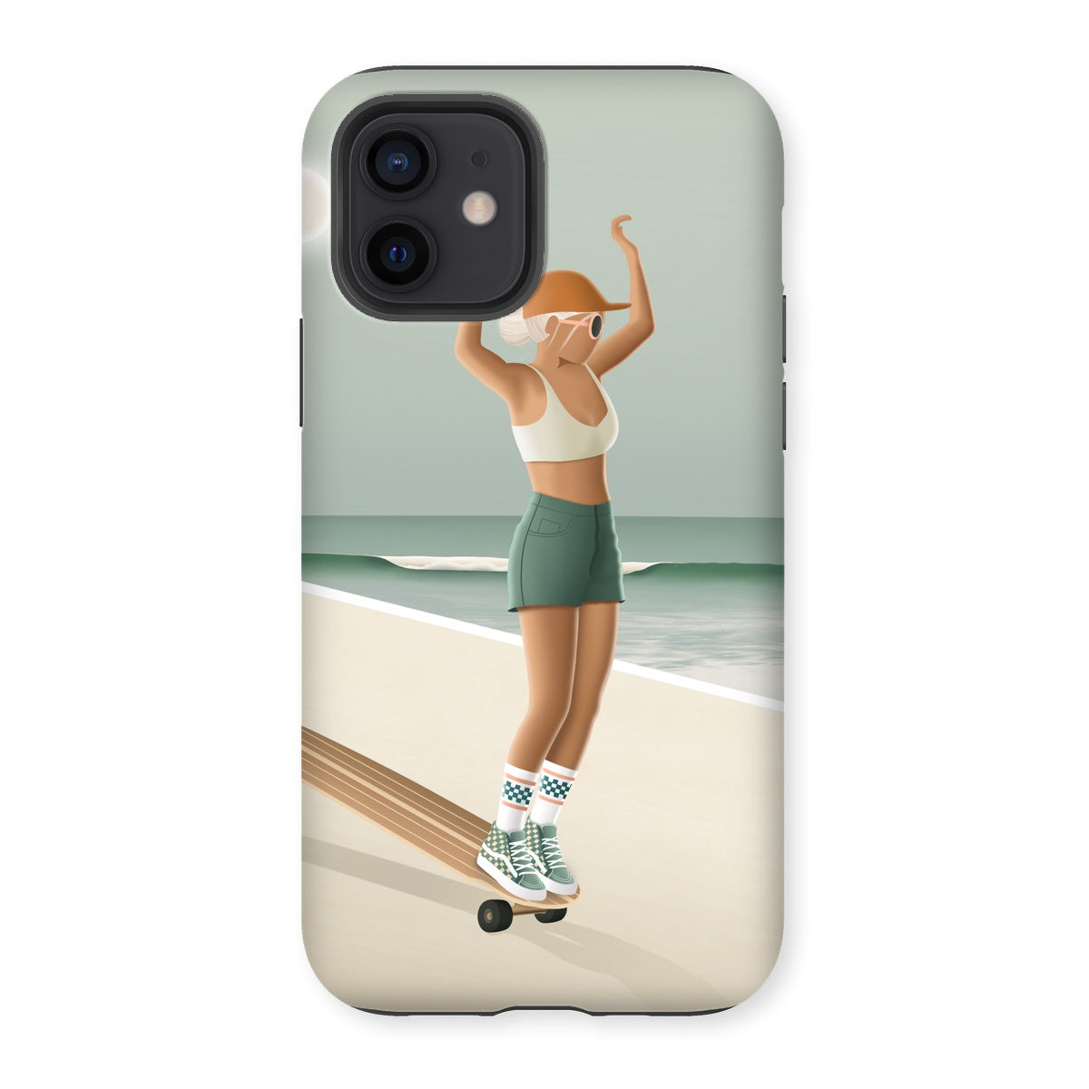 Coque de téléphone renforcée Hang ten