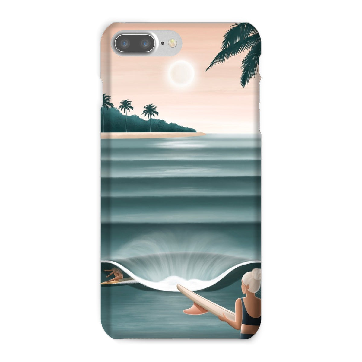 Dreamy lines slim phone case