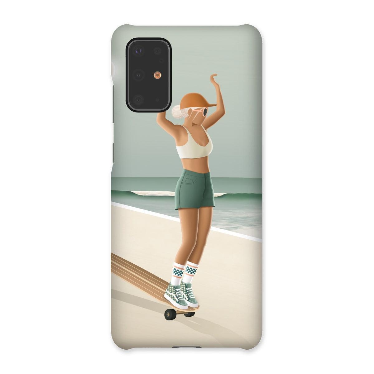 Cuelgue diez funda delgada para teléfono