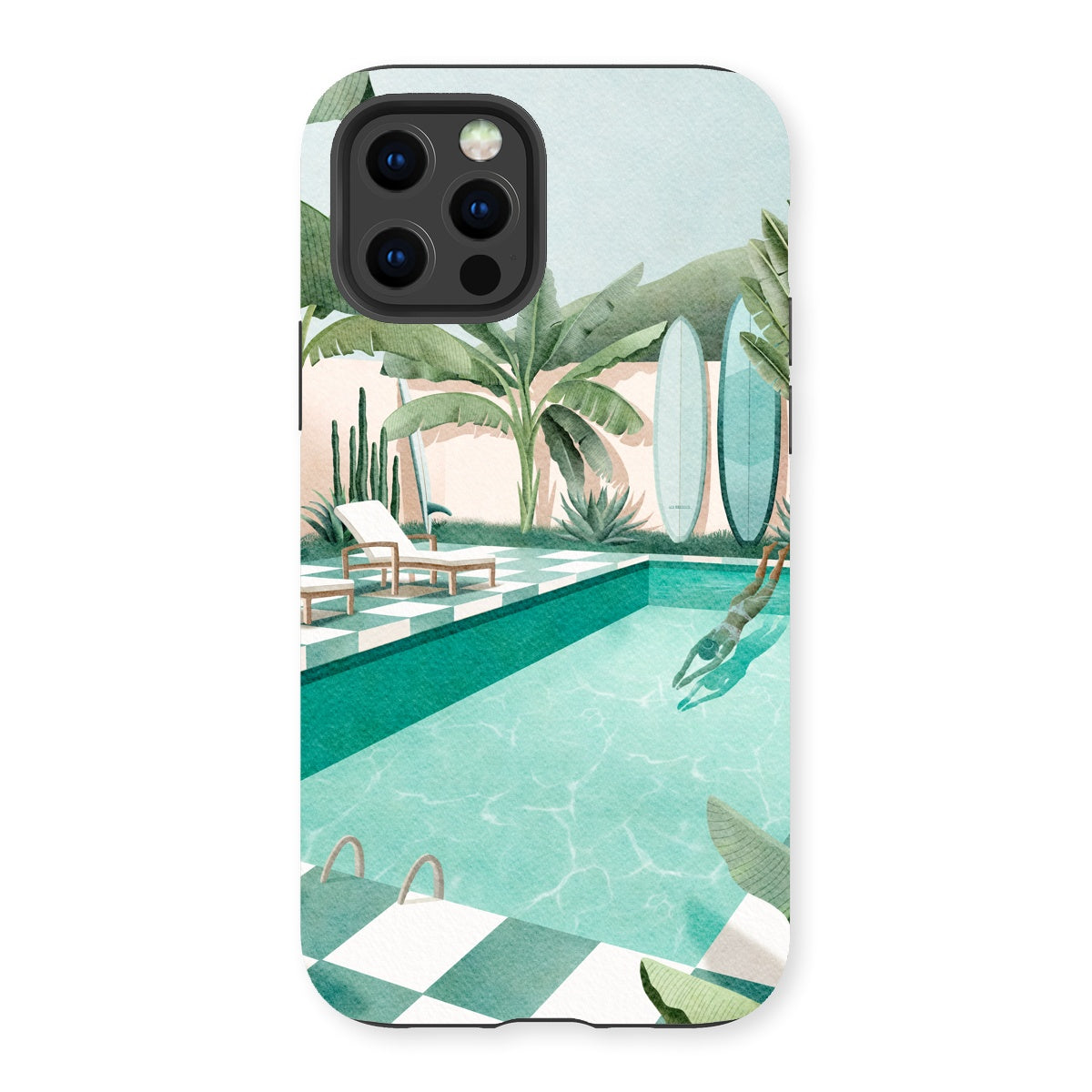 Coque de téléphone renforcée Tropical vibes