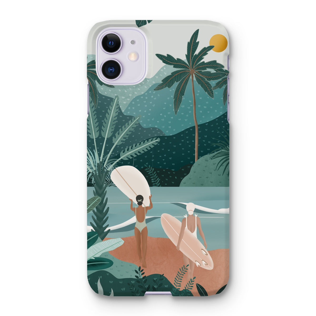 Jungle vibes sea slim phone case