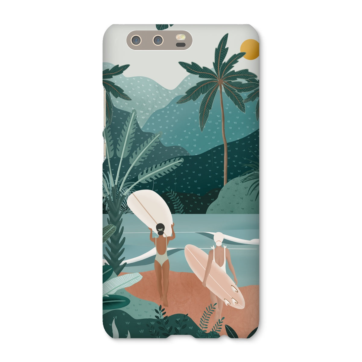 Funda fina para móvil Jungle Vibes Sea