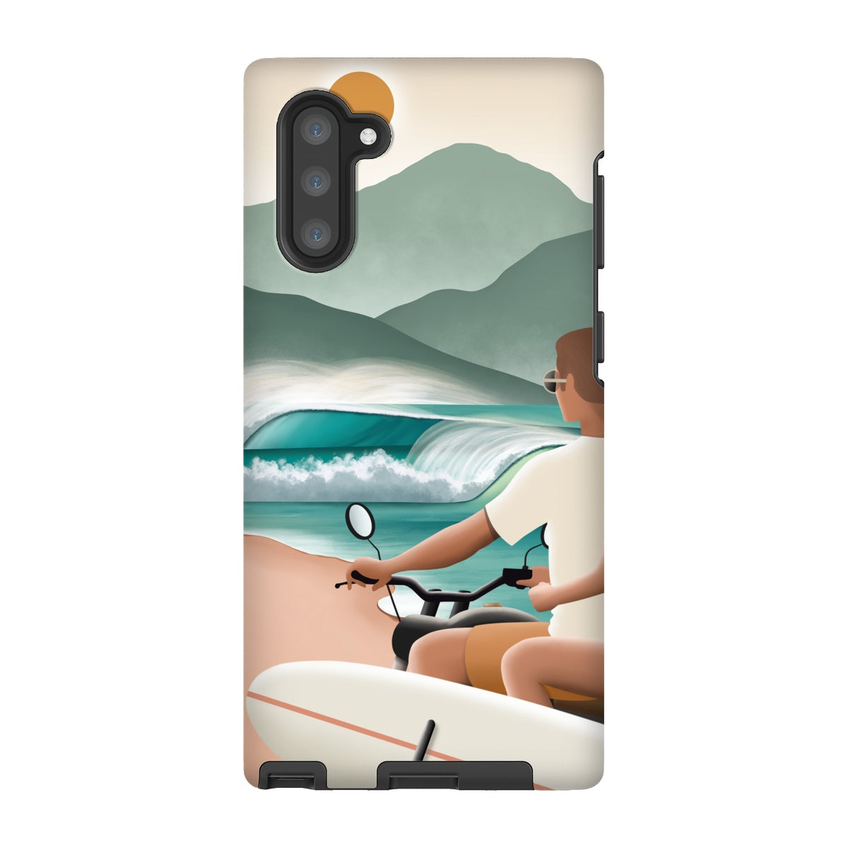 Surf love reinforced phone case