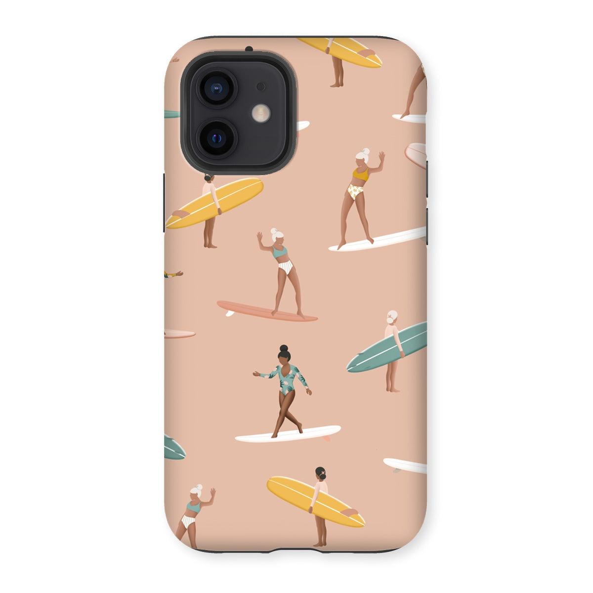 Surf pattern  Tough Phone Case