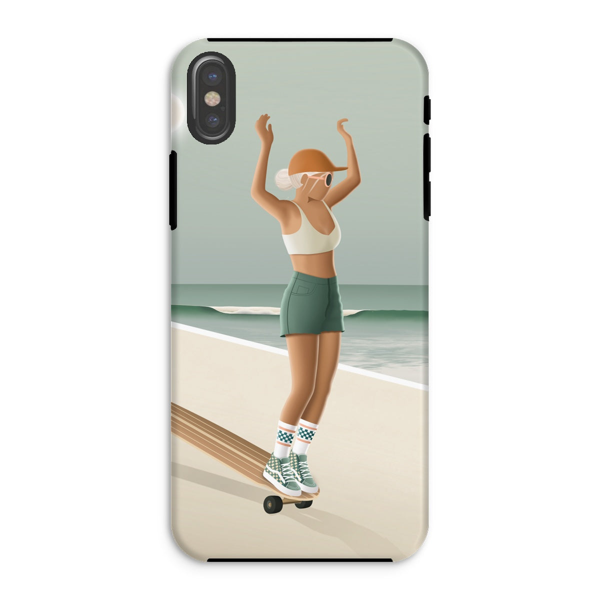 Hang ten reinforced phone case