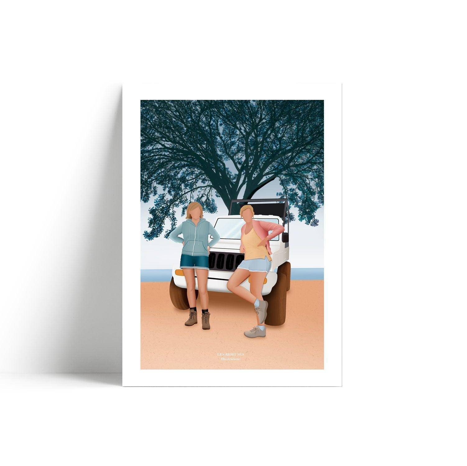 ILLUSTRATIONS PERSONNALISÉES - Les Rideuses