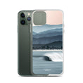 Load image into Gallery viewer, Iphone case Ocean between Sunrise & mountains
