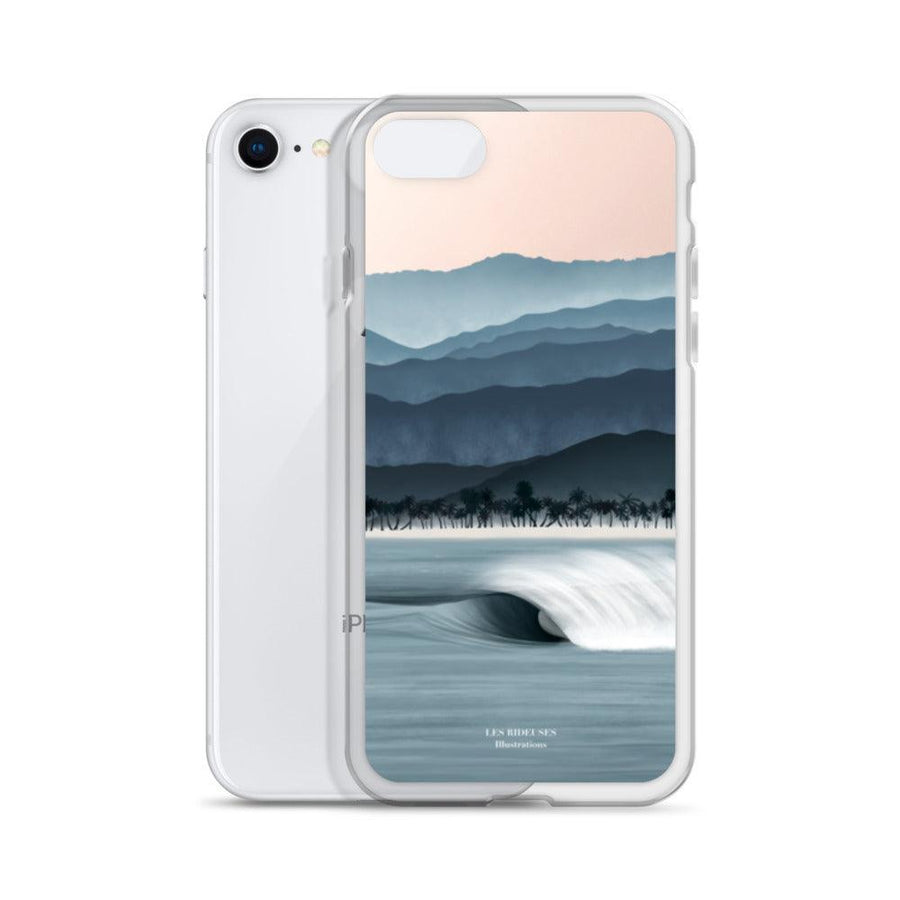Coque Iphone Ocean between Sunrise & mountains