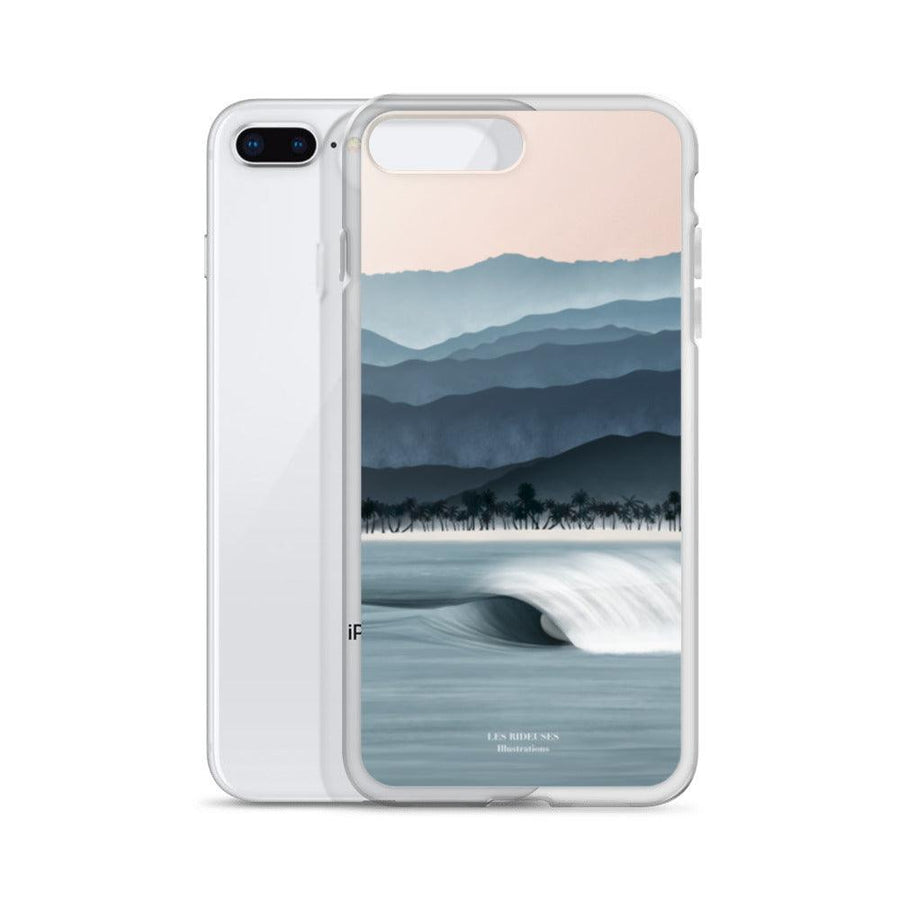 Coque Iphone Ocean between Sunrise & mountains