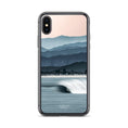 Load image into Gallery viewer, Iphone case Ocean between Sunrise & mountains
