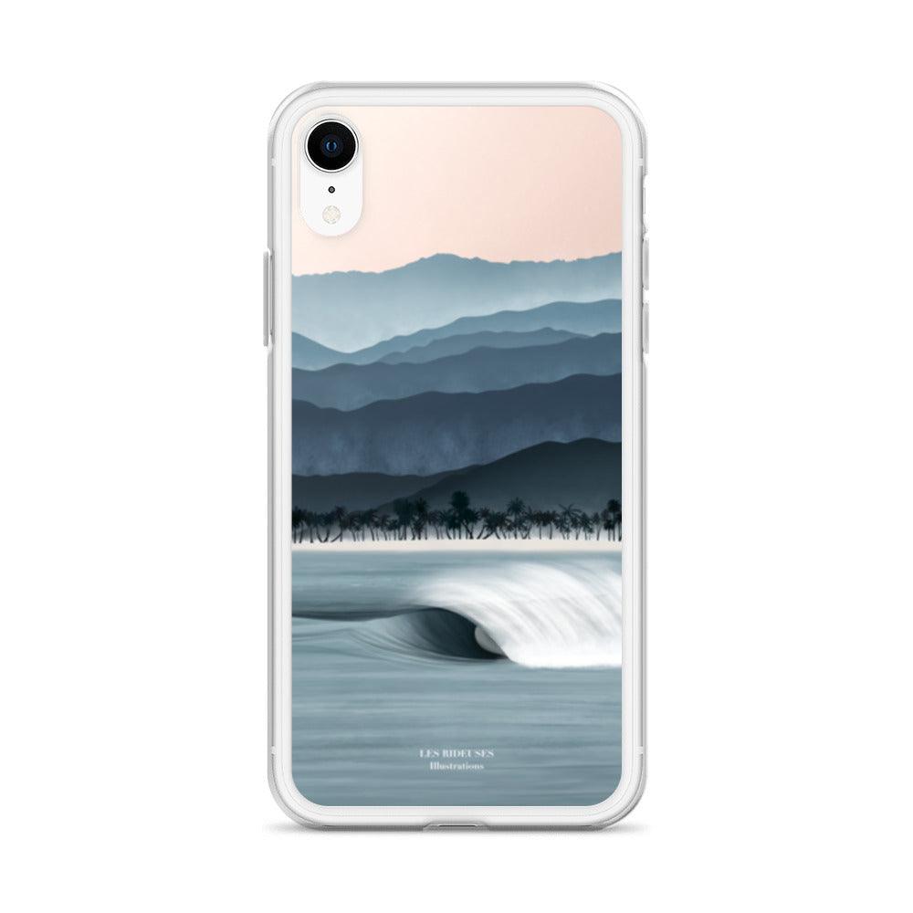 Coque Iphone Ocean between Sunrise & mountains