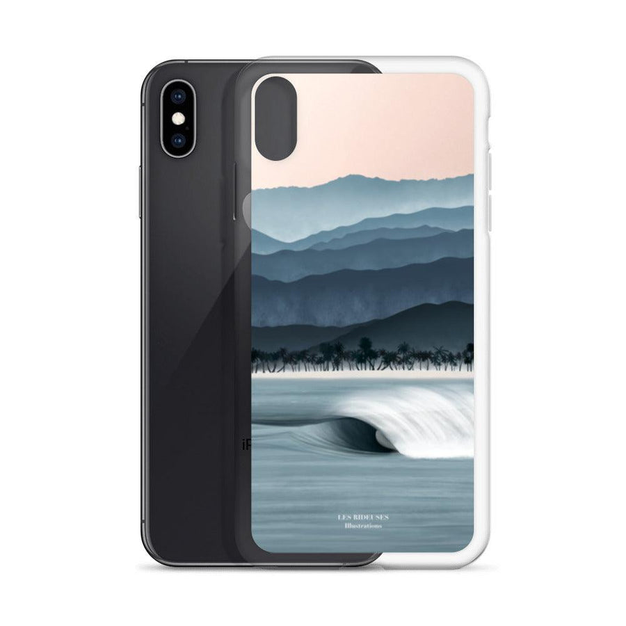 Coque Iphone Ocean between Sunrise & mountains