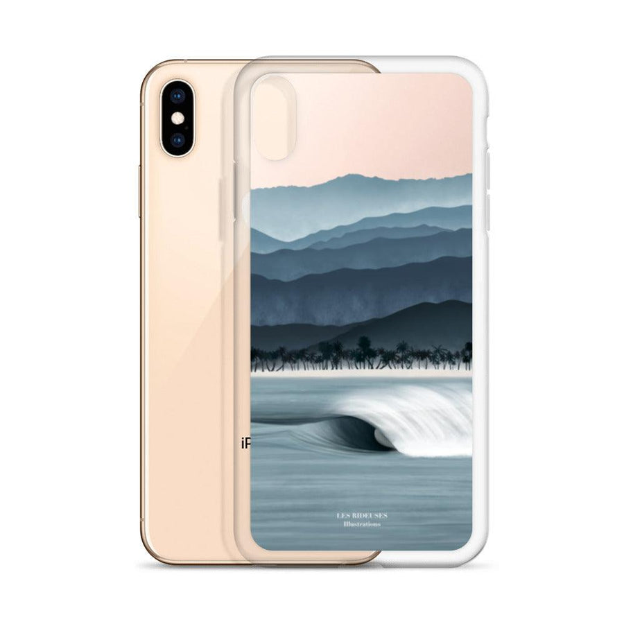 Coque Iphone Ocean between Sunrise & mountains