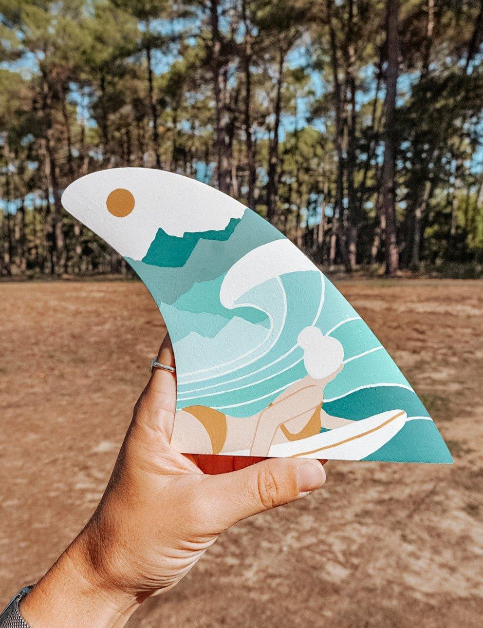 Medium Custom Fin Empty barrel - Les Rideuses