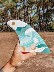 Medium Custom Fin Empty barrel - Les Rideuses