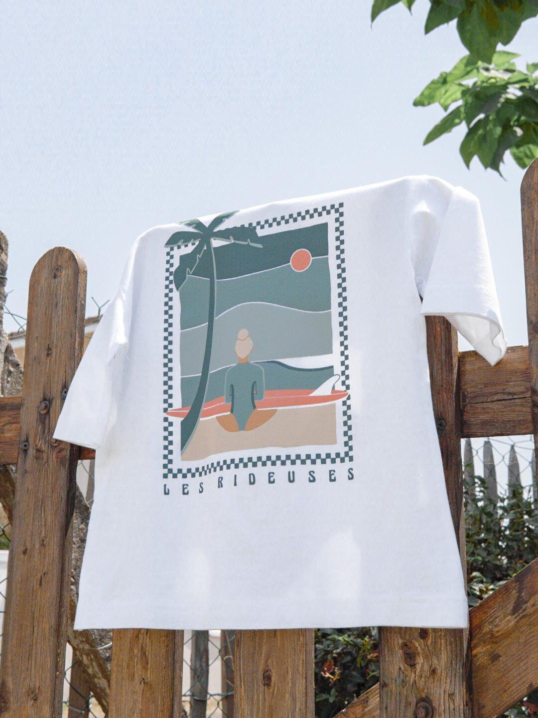 T-shirt boxy femme Before Surf - Les Rideuses